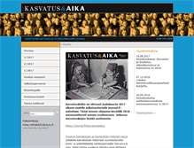 Tablet Screenshot of kasvatus-ja-aika.fi